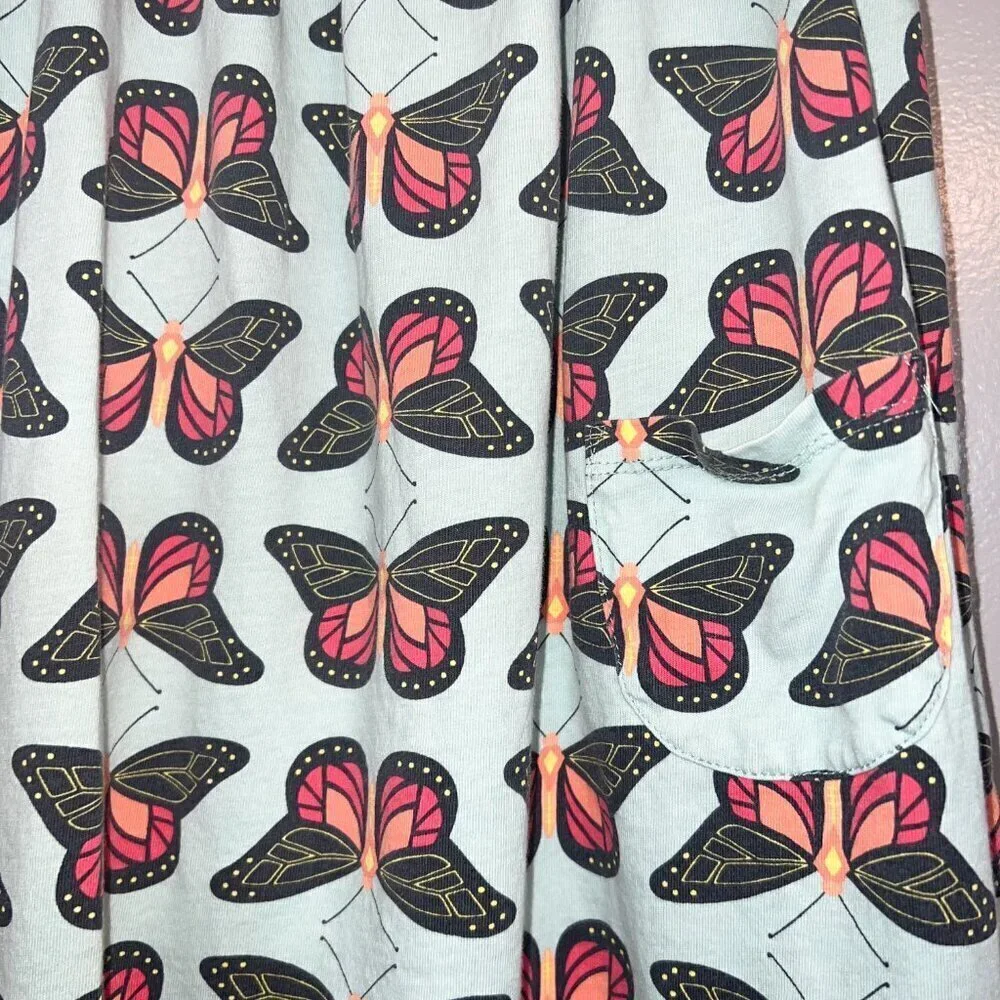 Tea Collection Butterfly Mighty Mini Dress Size 5 - Picture 2 of 6
